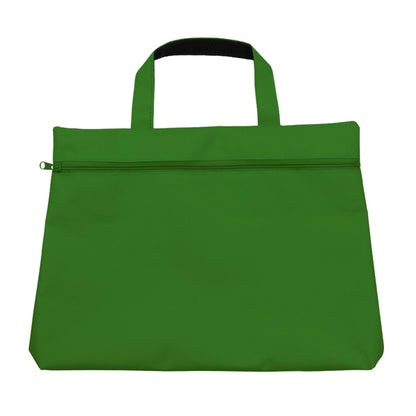 Stamina Charran 600D polyester laptop bag in fern green, ready for logo printing