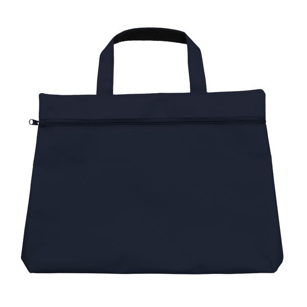 Stamina Charran 600D polyester laptop bag in navy blue, ready for logo printing