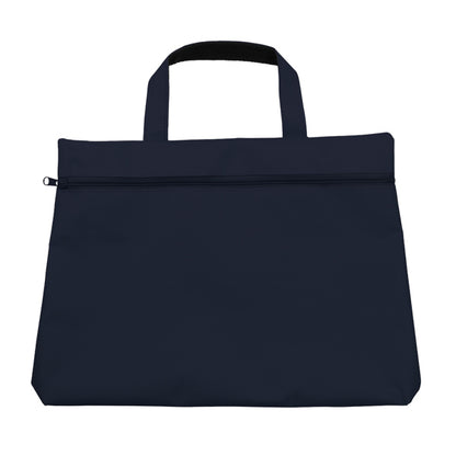 Stamina Charran 600D polyester laptop bag in navy blue, ready for logo printing