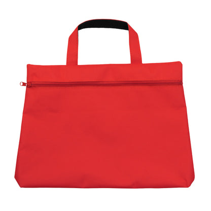 Stamina Charran 600D polyester laptop bag in red, ready for logo printing