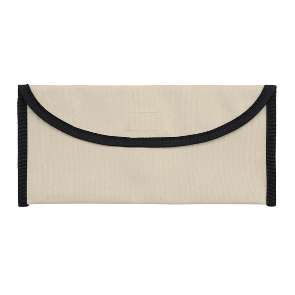 Stamina Garza 600D polyester laptop bag in beige, ready for logo printing