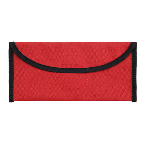 Stamina Garza 600D polyester laptop bag in red, ready for logo printing