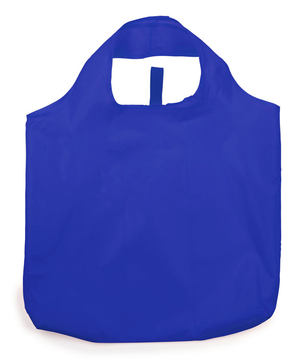 Stamina Foldable Toco 190T polyester shopping bag in royal blue, ready for logo printing