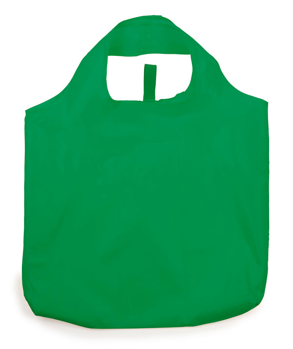 Stamina Foldable Toco 190T polyester shopping bag in fern green, ready for logo printing