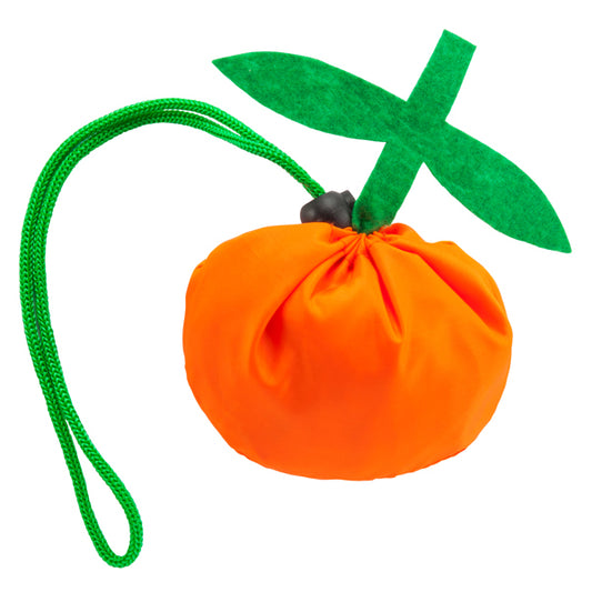 Stamina Foldable Focha 190T polyester shopping bag in orange, ready for logo printing