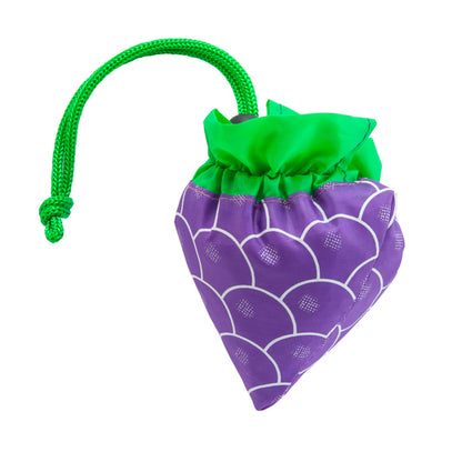 Stamina Foldable Focha 190T polyester shopping bag in grape, ready for logo printing