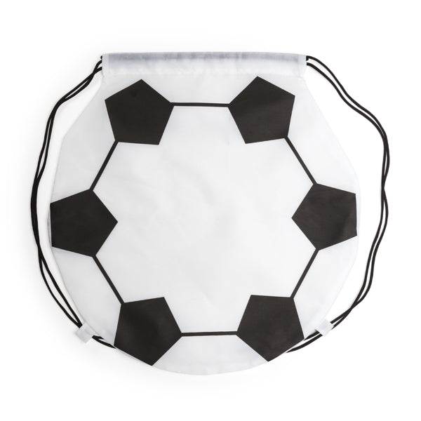 Stamina Milano 210D polyester drawstring bag in football, ready for logo printing