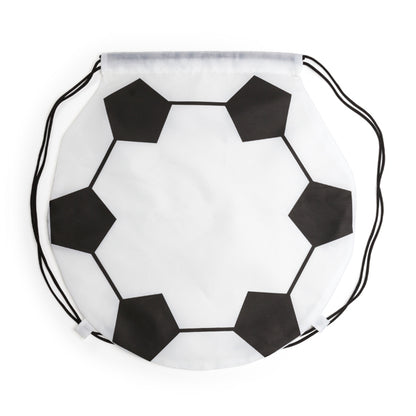 Stamina Milano 210D polyester drawstring bag in football, ready for logo printing