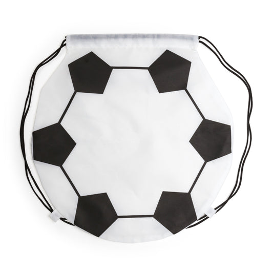 Stamina Milano 210D polyester drawstring bag in football, ready for logo printing