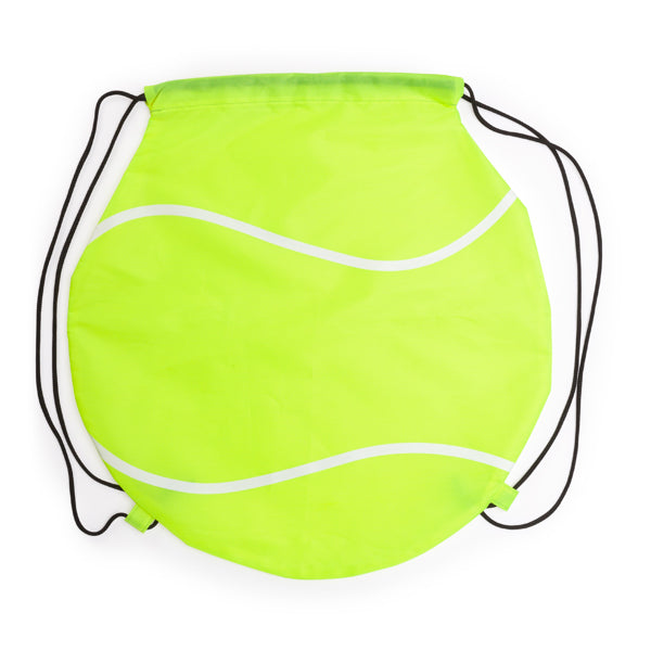 Stamina Milano 210D polyester drawstring bag in tennis, ready for logo printing