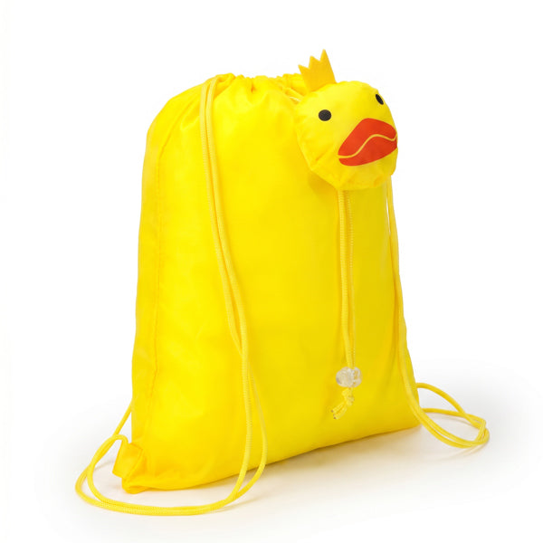 Stamina Foldable Elanio 190T polyester drawstring bag, ready for logo printing