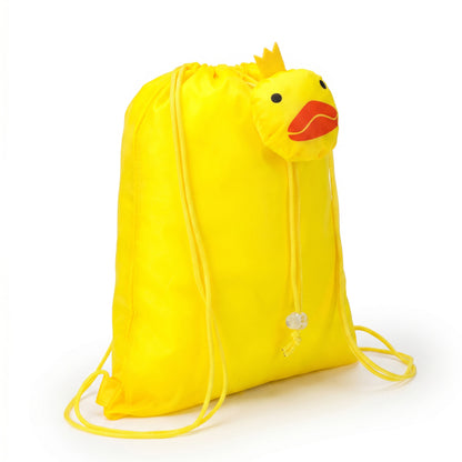 Stamina Foldable Elanio 190T polyester drawstring bag, ready for logo printing