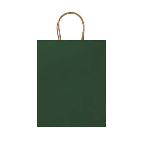 Stamina Arce gsm paper tote bag in fern green, ready for logo printing