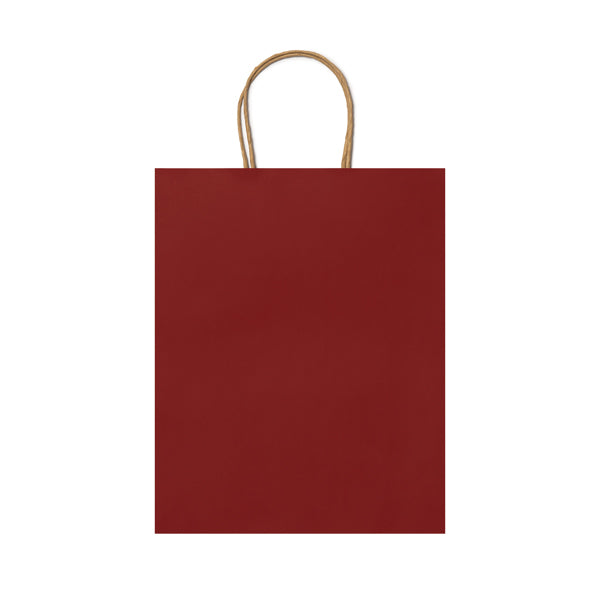 Stamina Arce gsm paper tote bag in red, ready for logo printing