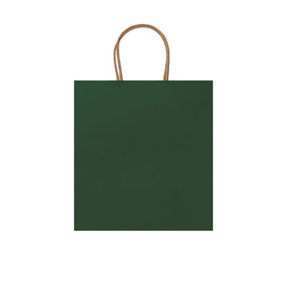 Stamina Haya gsm paper tote bag in fern green, ready for logo printing