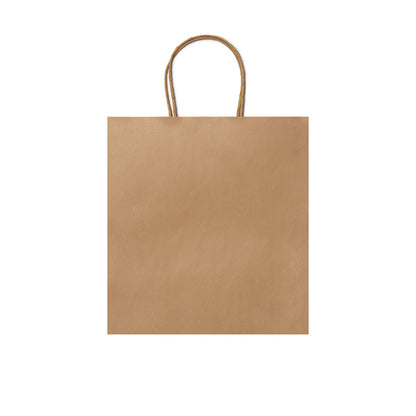 Stamina Haya gsm paper tote bag in beige, ready for logo printing