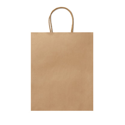 Stamina Roble gsm paper tote bag in beige, ready for logo printing