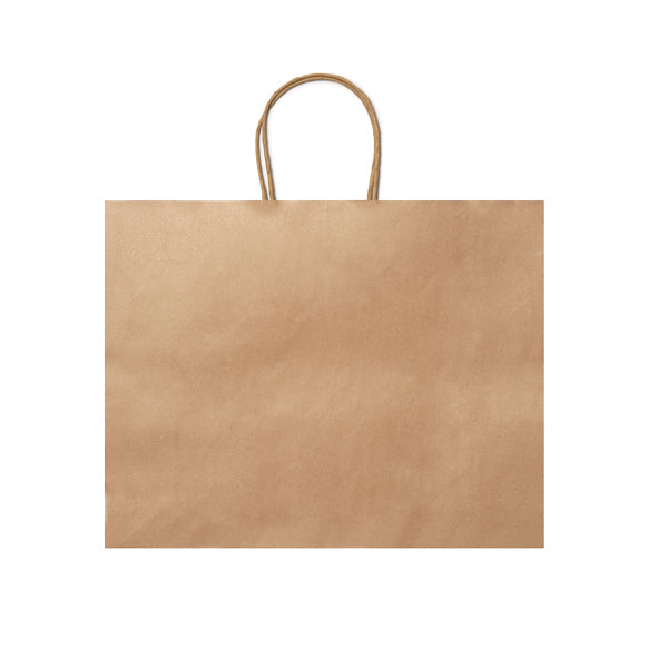 Stamina Maple gsm paper tote bag in beige, ready for logo printing