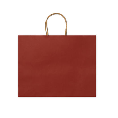 Stamina Maple gsm paper tote bag in red, ready for logo printing