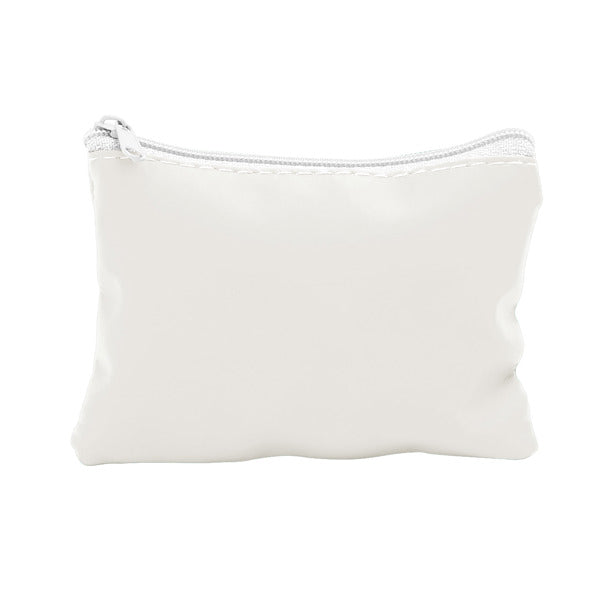 Stamina Medea PU wallet in white, ready for laser engraving