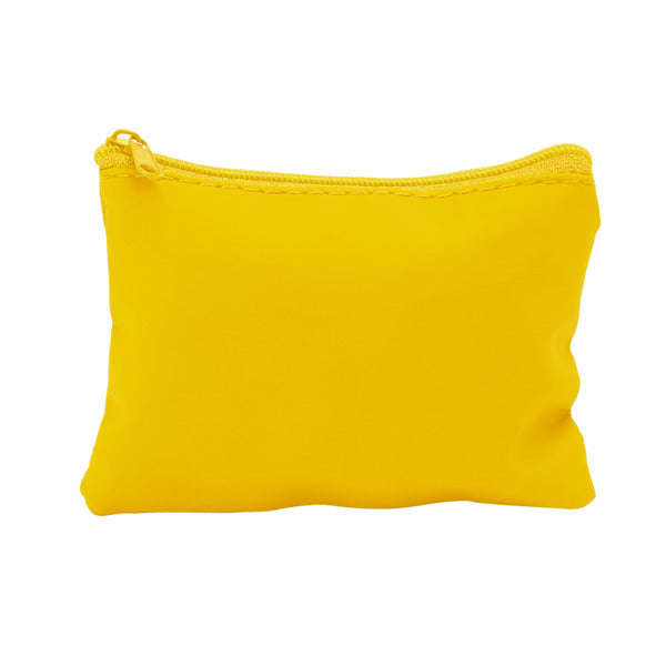 Stamina Medea PU wallet in yellow, ready for laser engraving