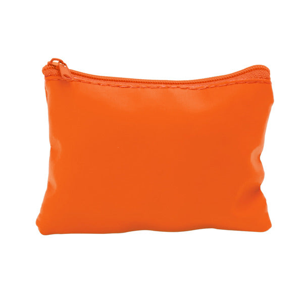 Stamina Medea PU wallet in orange, ready for laser engraving