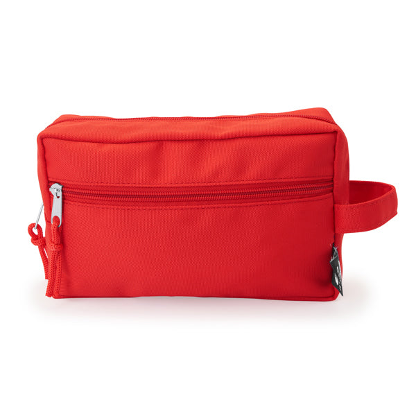 Stamina Bubo 210D recycled polyester (RPET) tote bag in red, ready for logo printing