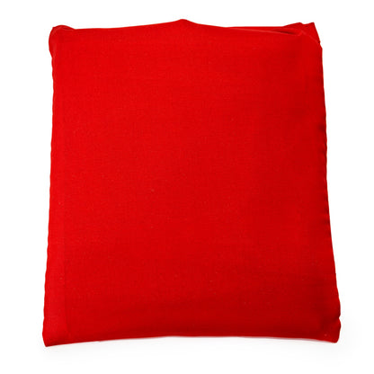 Stamina Pantala 190T recycled polyester (RPET) shopping bag in red, ready for logo printing