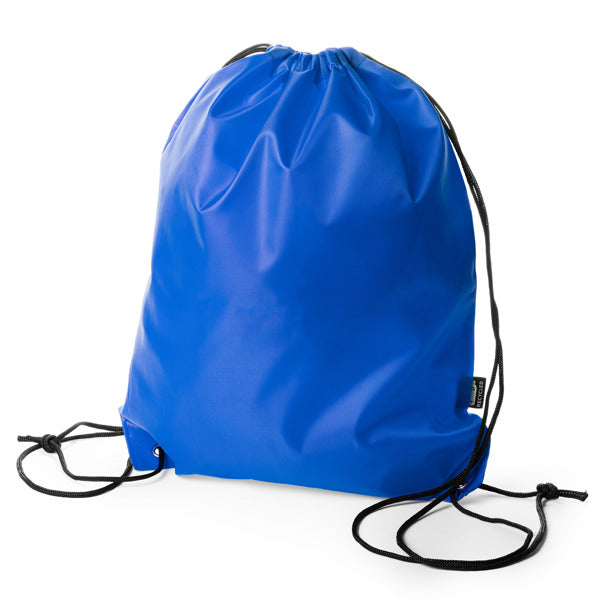 Stamina Rpet Larus RPET polyester drawstring bag in royal blue, ready for logo printing