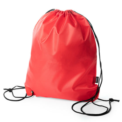 Stamina Rpet Larus RPET polyester drawstring bag in red, ready for logo printing