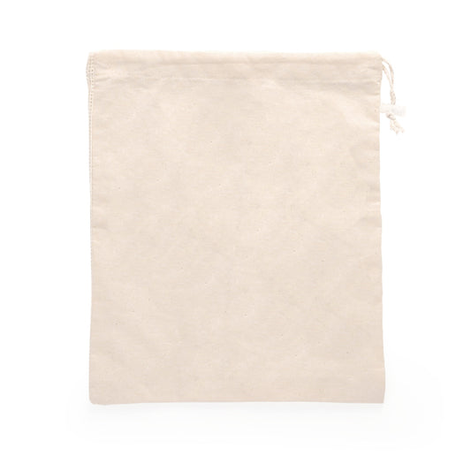 Stamina Soil cotton drawstring bag in beige, ready for logo printing