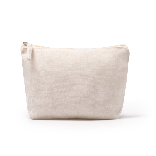 Stamina Osak polyester toiletry bag in beige, ready for logo printing