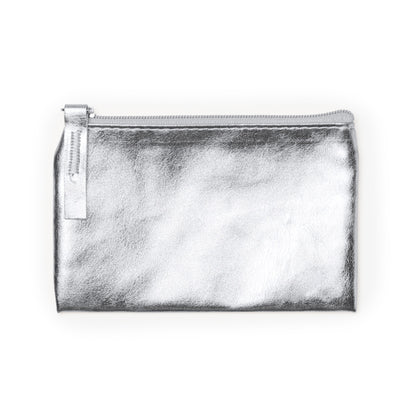 Stamina Mauve PU purse in a glossy finish design in silver, ready for logo printing