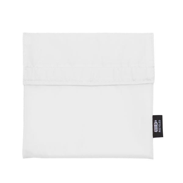 Stamina Lombas recycled polyester (RPET) cooler bag in white, ready for logo printing