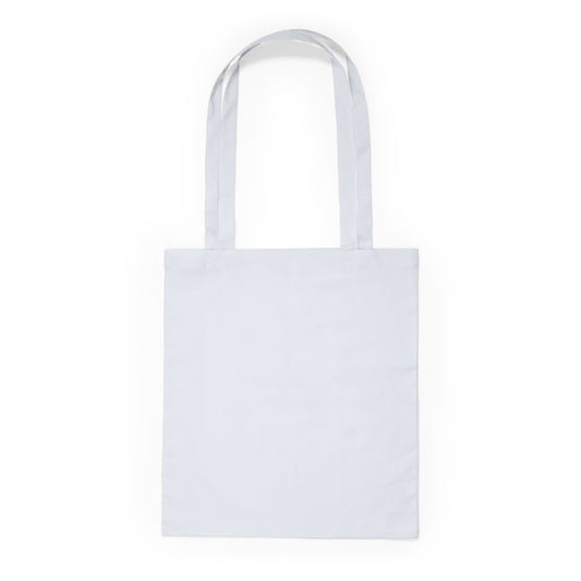 Stamina Mountain cotton shopping bag in white, ready for logo printing