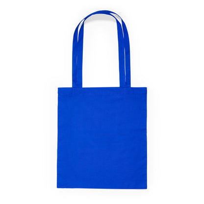Stamina Mountain cotton shopping bag in royal blue, ready for logo printing