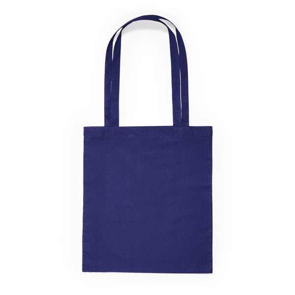 Stamina Mountain cotton shopping bag in navy blue, ready for logo printing