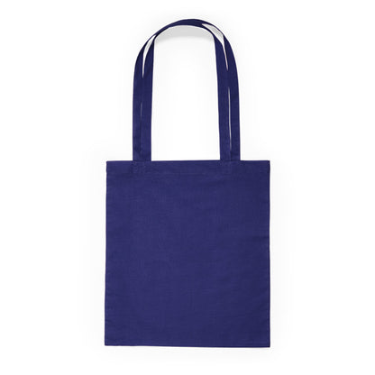 Stamina Mountain cotton shopping bag in navy blue, ready for logo printing