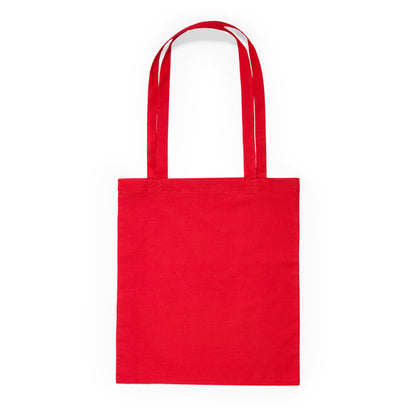 Stamina Mountain cotton shopping bag in red, ready for logo printing