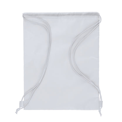 Stamina Graja drawstring cooler bag in white, ready for logo printing