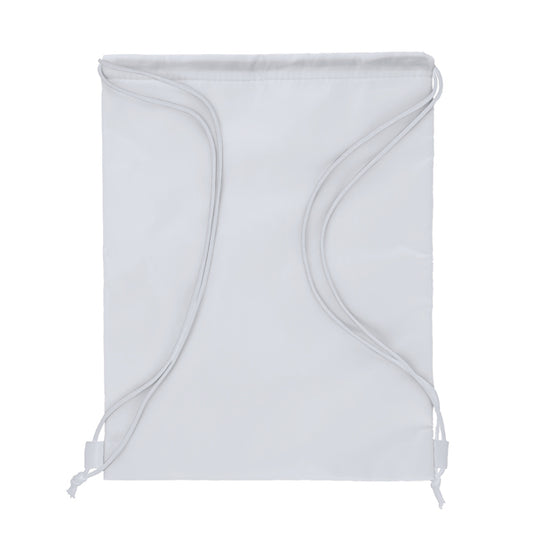 Stamina Graja drawstring cooler bag in white, ready for logo printing
