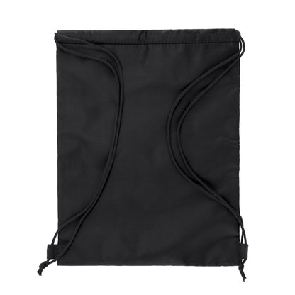 Stamina Graja drawstring cooler bag in black, ready for logo printing