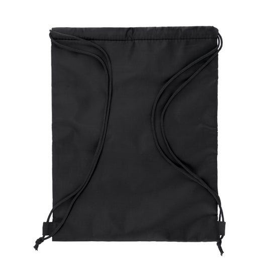 Stamina Graja drawstring cooler bag in black, ready for logo printing