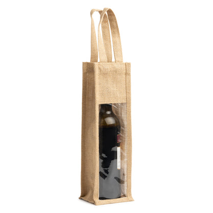 Stamina Nimba laminated jute tote bag, ready for logo printing