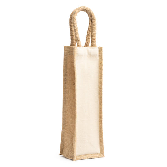 Stamina Belona laminated jute and cotton tote bag, ready for logo printing