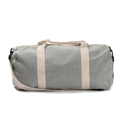 Stamina Mondelo recycled cotton sports bag in black, ready for logo printing