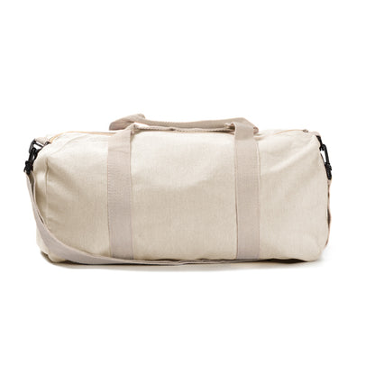 Stamina Mondelo recycled cotton sports bag in beige, ready for logo printing