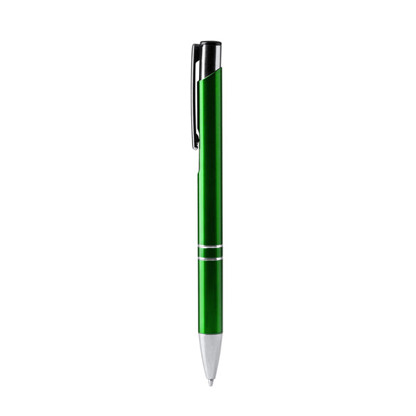 Stamina Simon recycled aluminium ball pen in fern green, ready for laser engraving