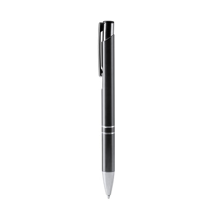 Stamina Simon recycled aluminium ball pen in dark lead, ready for laser engraving