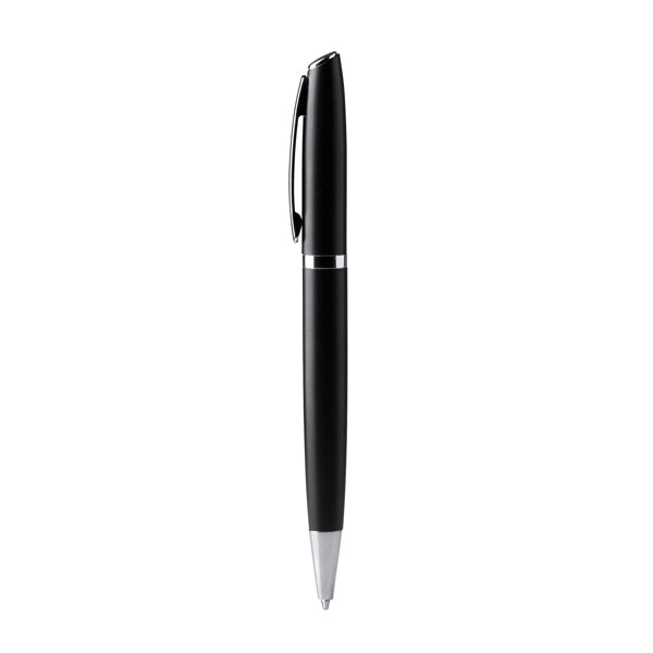 Stamina Alvik recycled aluminium ball pen in black, ready for laser engraving